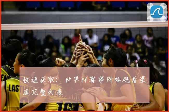 快速获取：世界杯赛事网络观看渠道完整列表
