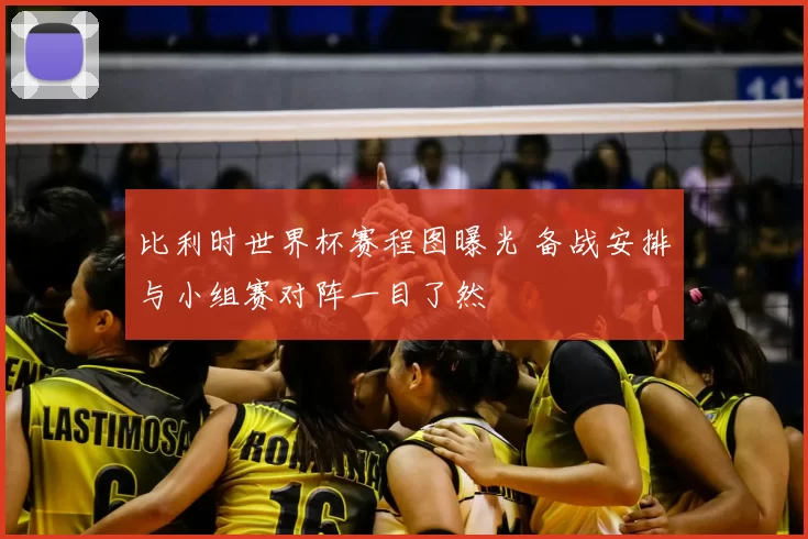 比利时世界杯赛程图曝光 备战安排与小组赛对阵一目了然